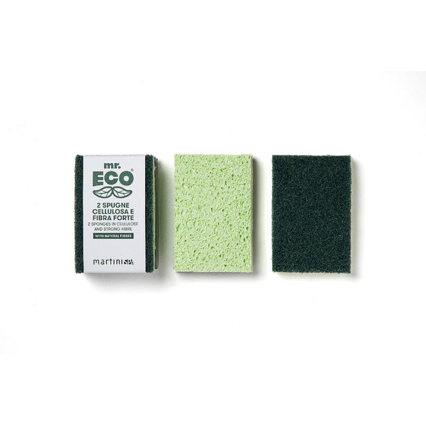 MartiniSpa Mr Eco Double Action Scourer 2pcs (vegetable cellulose)