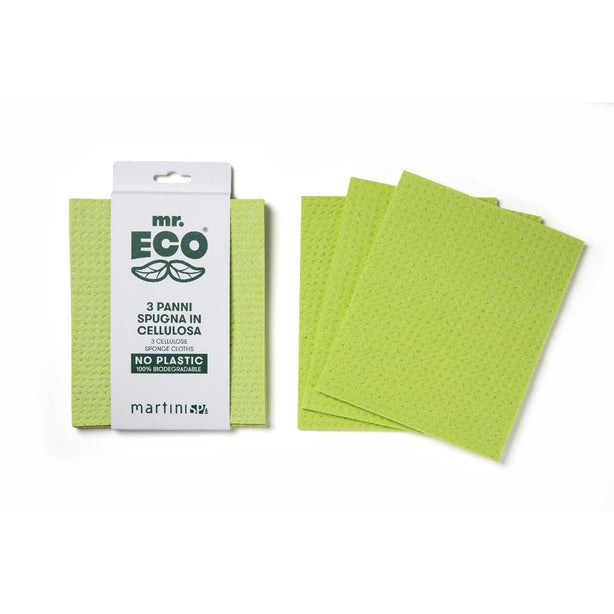 MartiniSpa - Mr Eco Sponge Cloth Vegetable Cellulose (3pcs)