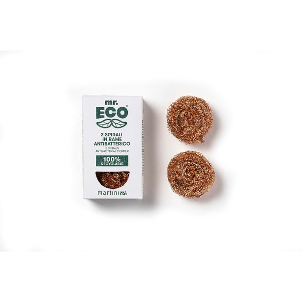 MartiniSpa - Mr Eco Antibacterial Copper Wool Spirals (2pcs)