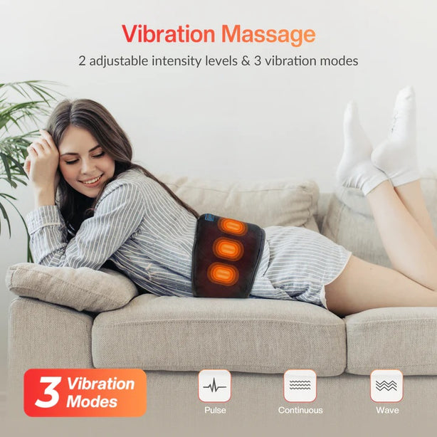 CF-6006C Comfier Heated Waist Belt with Massage, Cordless