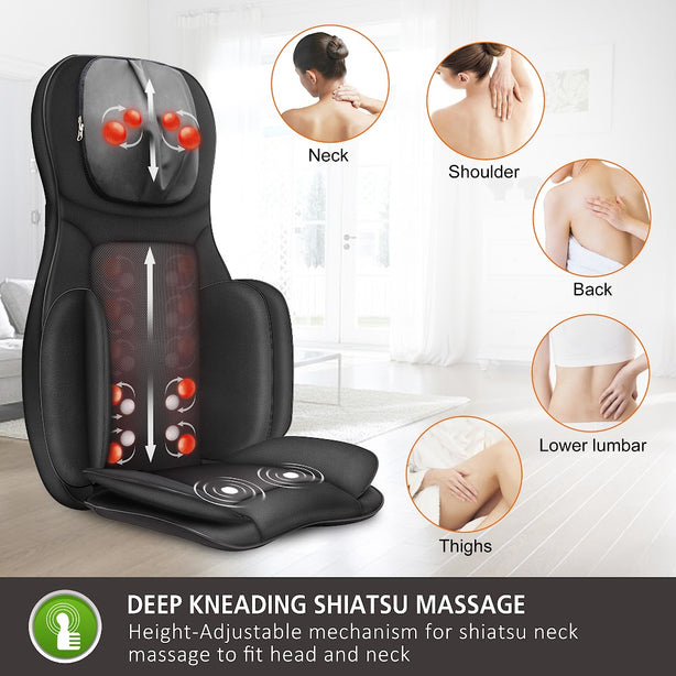 SL-236 Snailax Premium Air Compression Shiatsu Neck Back massager