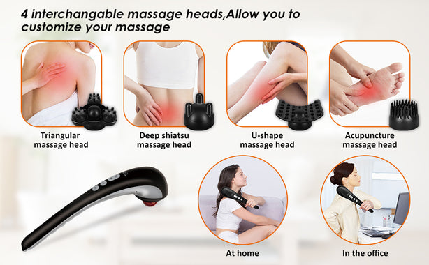 SL-482 Snailax Handheld Massager, Cordless
