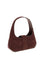 Roger Vivier Mini Belle Vivier Turtle Hobo Shoulder Bag - R822(Kraft Ch)+R802(Bordeaux Sc)