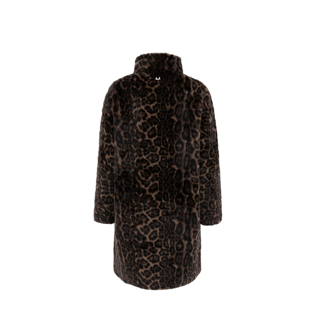 Blair Leopard Mid Length Coat
