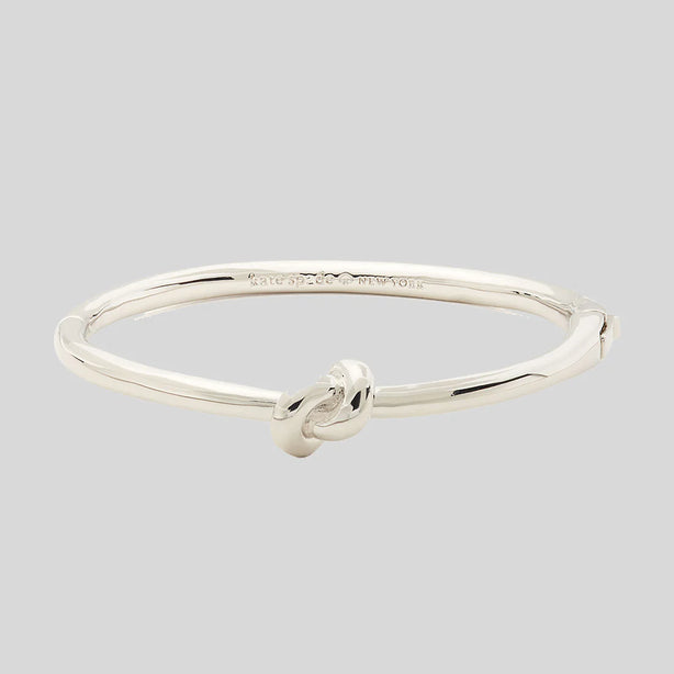 KATE SPADE Sailor's Knot Hinge Bangle Silver RS-O0R00065
