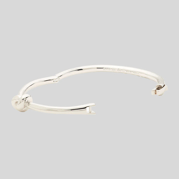KATE SPADE Sailor's Knot Hinge Bangle Silver RS-O0R00065
