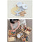StitchesandTweed Wooden Play Tools for Kids Kitchen, Food Cutting Cooking Toy Set