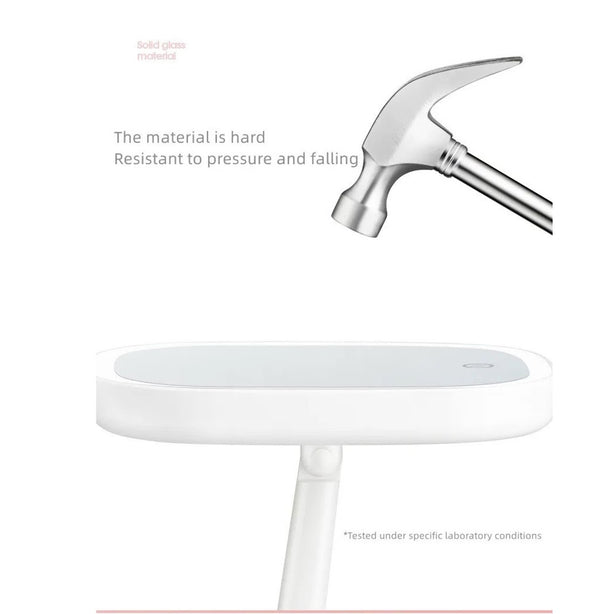 StitchesandTweed Vanity Rotating Mirror White