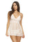 Sarah Lace & Mesh Babydoll & G String Set