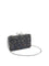 Self-Portrait Multi-crystal knit clutch bag - Black