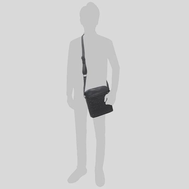 COACH Houston Flight Bag In Signature Leather Black RS 4009 Robinsons Singapore