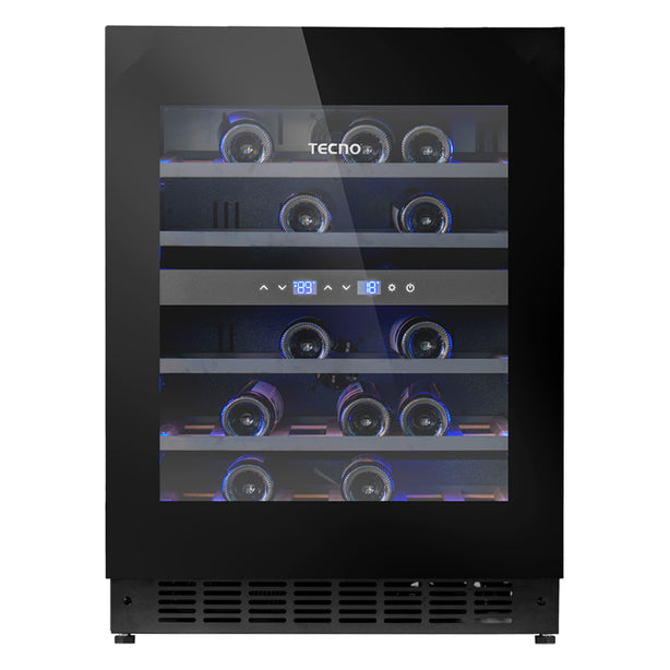 Tecno SH34D 34-Bottle Built-in Wine Chiller (Dual Temperature Zone)