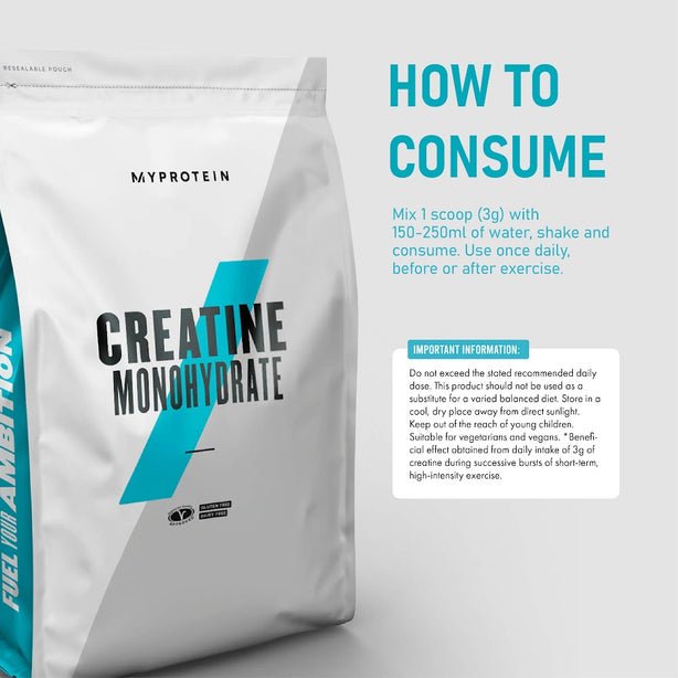 MyProtein Creatine Monohydrate (250g, 500g, 1kg)