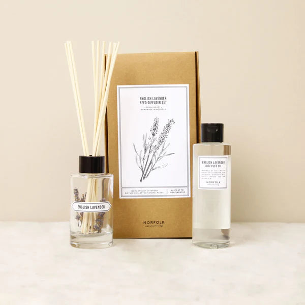Norfolk Reed Diffuser Set - English Lavender (100ml)