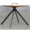 Leather swivel dining chairs