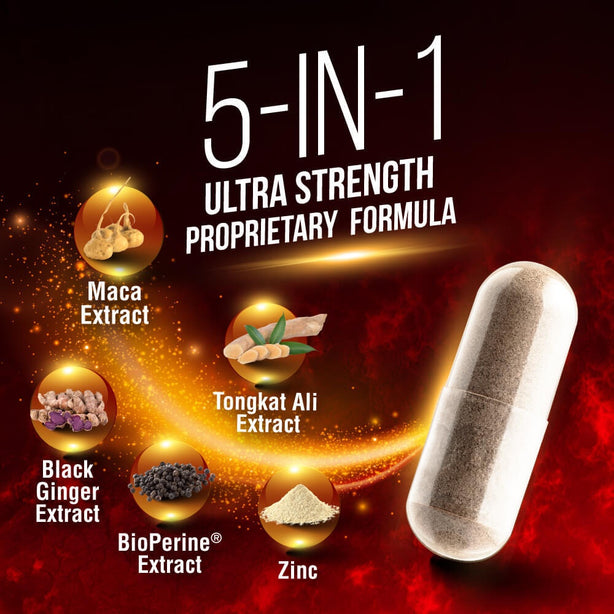 LABO Nutrition MacaMaxima Male Libido Performance Natural Booster Tongkat Ali