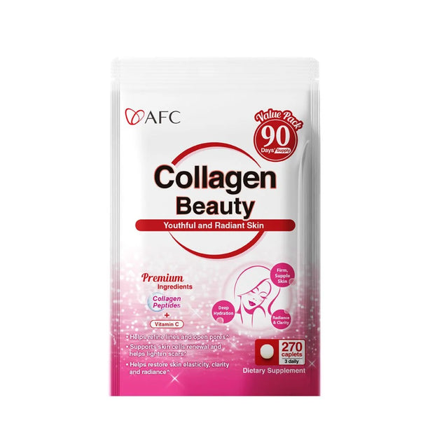 AFC Collagen Beauty Supplement - Brighten Hydrate Anti-aging & Lessen Wrinkles