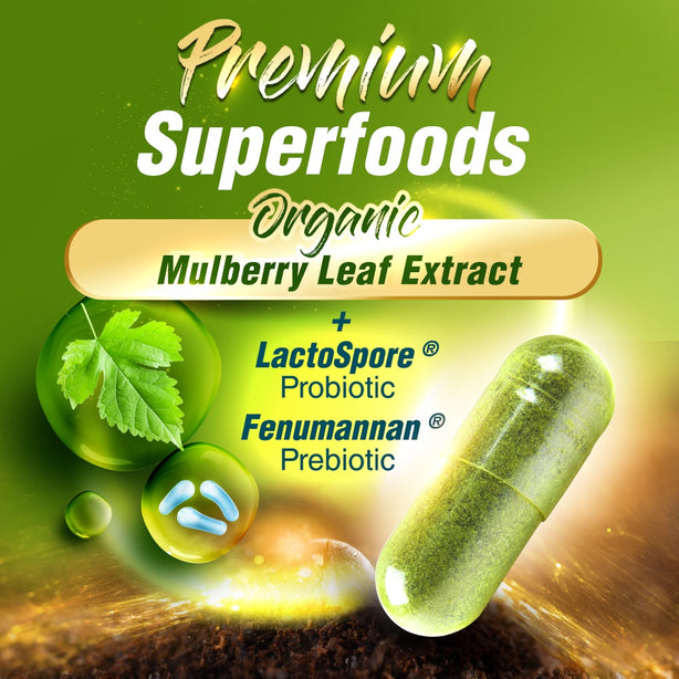 LABO Mulbiotic Capsule Glucose Support for Blood Sugar Diabetes Weight Appetite