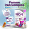 LABO Femme Iron Complex Supplement Gentle on Stomach no Constipation Vegan