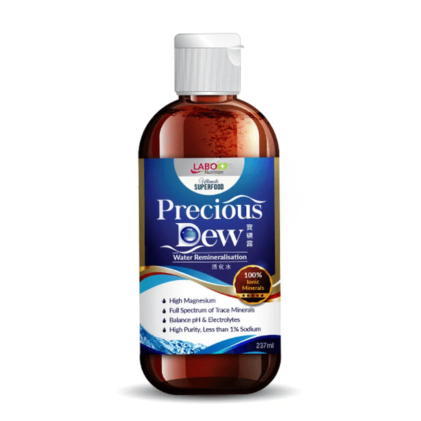 LABO Nutrition Precious Dew 100% Alkaline Mineral Concentrate - Balance Body pH