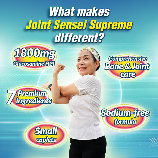 AFC Joint Sensei Supreme Glucosamine HCL Chondroitin for Shoulder Knee & Back Pain