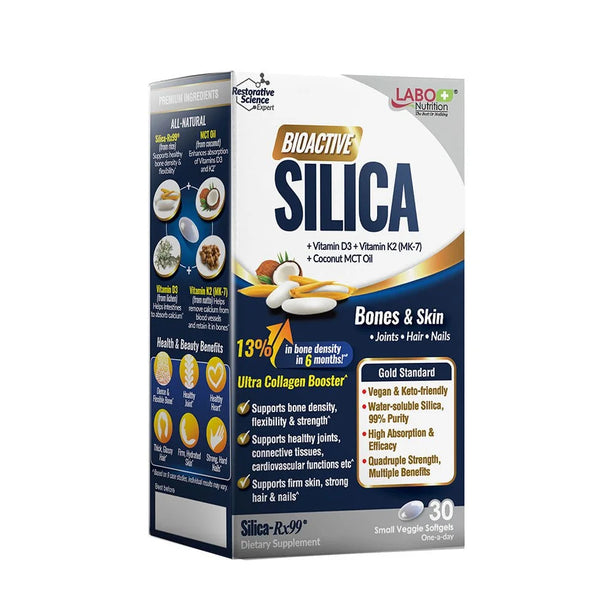 LABO Nutrition Bioactive Silica - Increase Bone Density for Stronger Bones