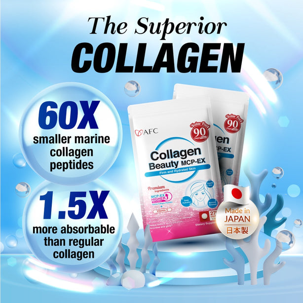 AFC Collagen Beauty MCP-EX Supplement - Glowing Hydrated Skin Pigmentation