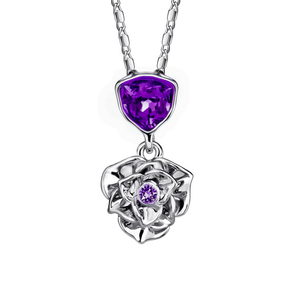 Lush Addiction Trilliant Rose Necklace
