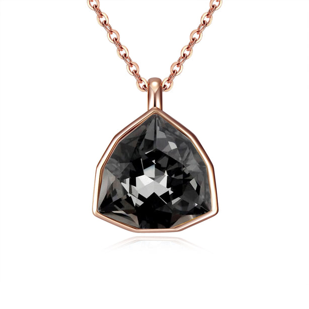 Lush Addiction Trilliant Night Necklace in Jet
