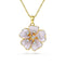 Lush Addiction Sakura Necklace in Clear Crystal