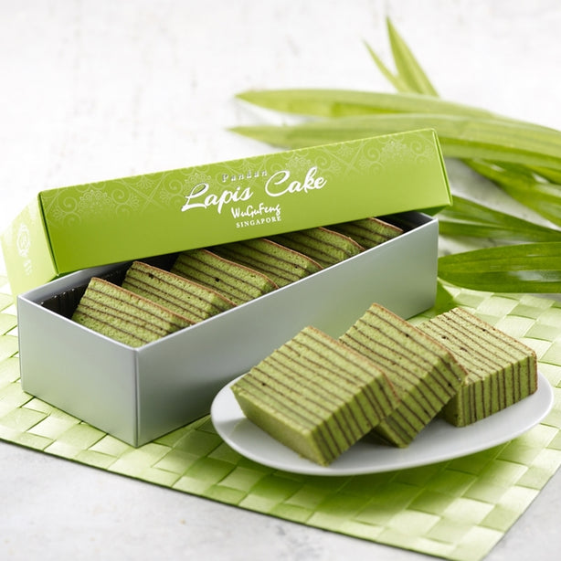 WuGuFeng Lapis Cake Slice Pandan (6 slices) (Set of 3)