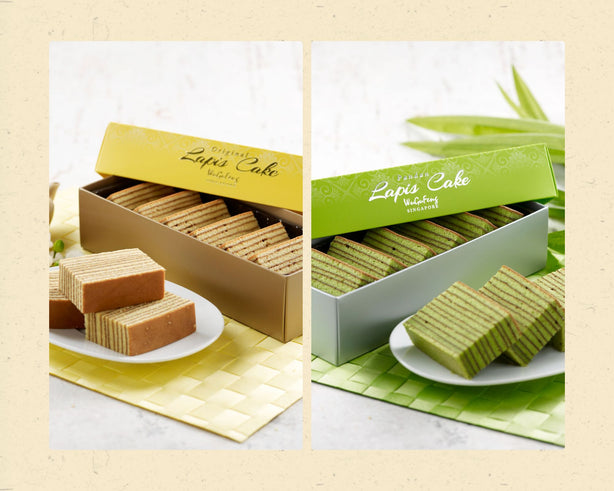 WuGuFeng (Lapis Cake Slice Original + Lapis Cake Slice Pandan) Bundle of 4