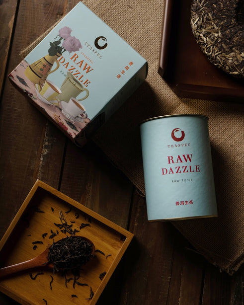 Raw Dazzle, 
Raw Pu'er Loose Tea