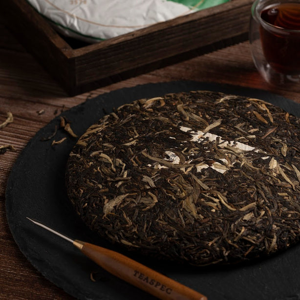 Hearty Raw, 
Raw Pu’er Compressed Tea Cake