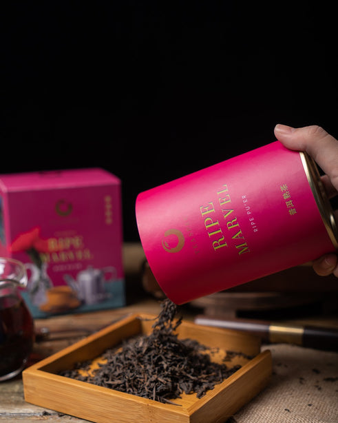 Ripe Marvel, 
Ripe Pu'er Loose Tea