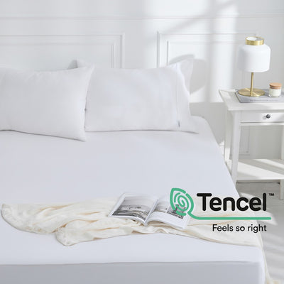 TENCEL™ Waterproof Mattress Protector Heritage Collection by Robinsons (TENCEL™ Lyocell, Anti-Mite, Mattress Pad)