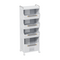 Bathroom laundry sorter basket
