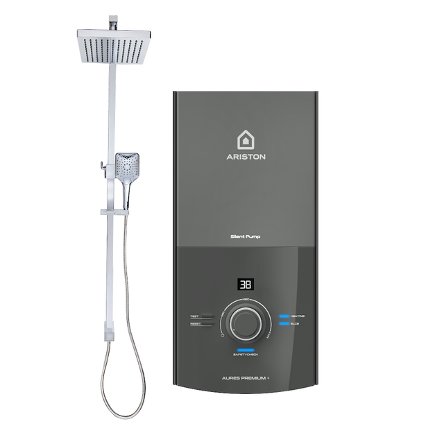 AURES PREMIUM+ PUMP AND RAINSHOWER Electric Instant Water Heater