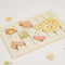 StitchesandTweed Oven Mini Cooking Kitchen Set Wooden Toy - Cream