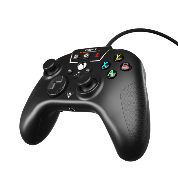 Turtle Beach React-R Controller - Wired Gaming Controller for Xbox Series X & S, Xbox One, and Windows - Black