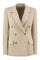 Double Breasted Cable Jacquard Blazer