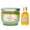 Body Scrub - Mango Kiwi & Shower Oil - Ginger Orange - 2pcs