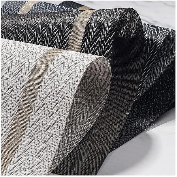 SCROLL Placemat | Lurex Woven Texilene - 30 x 45 cm