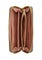 Coach Long Zip Around Wallet In Signature Canvas With Floral Print - Sand/Multi