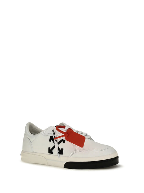 Off-White Vulcanized Low Sneakers - White/Black