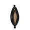 Romy Half Moon Bag Pebbled Leather Shoulder Bag - Black