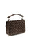 Valentino Garavani Medium Rockstud Spike suede Top Handle Bag - Ebony Brown