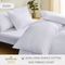 Hallmark 5-Star Hotel Long-Staple Cotton 1200TC Plain Bed Linen - White