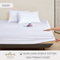 Hallmark 5-Star Hotel Long-Staple Cotton 1200TC Plain Bed Linen - White