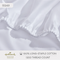 Hallmark 5-Star Hotel Long-Staple Cotton 1200TC Plain Bed Linen - White